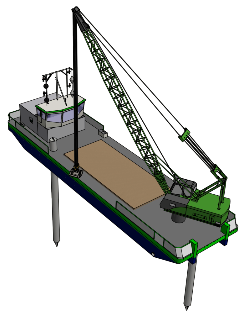 Grab Dredger design from ECTMarine